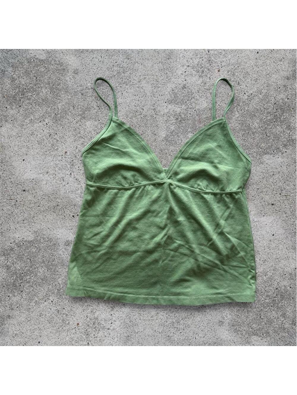 Brandy Melville green Amara tank